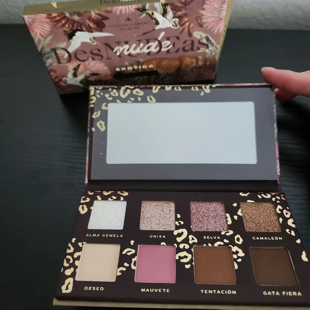 Alamar Cosmetics Exotica DesNUDEas Pressed Pigment Eyeshadow Palette 8 Shades